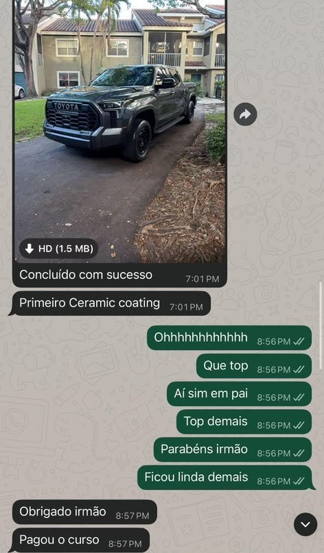 Depoimento de Marcelo: primeiro ceramic coating concluído